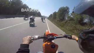 Yamaha dt 100cc Amazing power by BARacing vs others [upl. by Hsemin]