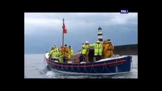 RNLI lifeboats escort historic lifeboat back home to Seaham [upl. by Galasyn116]