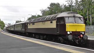 1z77  SALTBURN RAILTOUR TO BOURNEMOUTH WITH 57601 amp 47804 TODAY 300623 [upl. by Kcirej498]