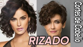 Los mejores Estilos y CORTES DE CABELLO para PELO RIZADO COLOCHO u ONDULADO del momento Moda 2023 [upl. by Pietrek]