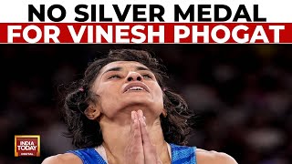 No Olympic Medal For Vinesh Phogat  Vinesh Phogat Medal News  Paris Olympic 2024 News India Today [upl. by Blen]