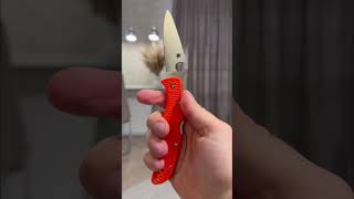 Spyderco Endura 4 vg10 orange lightweight FRN [upl. by Ical]