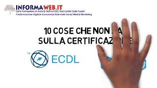 10 Cose che non sai sulla Certificazione ECDL  CON NOI ESAMI AICA ECDL ONLINE DAL PC DI CASA [upl. by Genna]