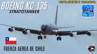 IMPRESSIONANTE Boeing KC135 Força Aérea Chilena na Cruzex 2024 [upl. by Osgood]