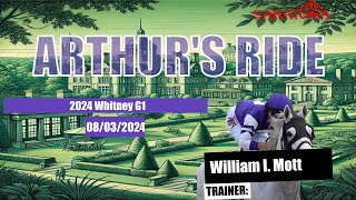 Arthurs Ride 2024 Whitney Stakes Saratoga Video Past Performances saratoga [upl. by Follmer736]