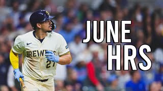 Every Milwaukee Brewers Home Run  June 2024 [upl. by Namlaz]