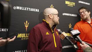 Sun Devil Hockey Postgame Press Conference 101224 [upl. by Nala]