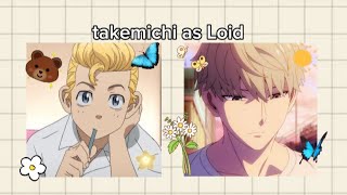 tokyo revengers react to takemichi as Loid créditos na descrição [upl. by Friedland560]