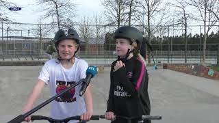 Stuntstep clinic bij het skatepark [upl. by Hgielrebma694]