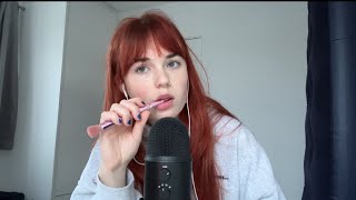 ASMR FAST AND AGGRESSIVE SPIT PAINTING MOUTH SOUNDS AND NIBBLING [upl. by Eedahs422]