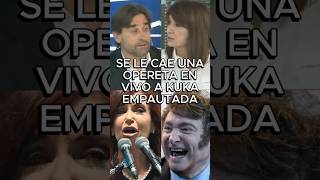 SE CAE OPERETA DE MARÍA PAUTA SANTILLÁN EN SU CARA pauta cristina milei fyp parati [upl. by Airegin701]