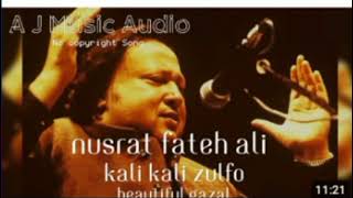 Nusrat Fateh Ali Khan Kali Kali Zulfon kavvali [upl. by Lydia]