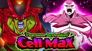 EZA LR TEQ FULL POWER JIREN VS CELL MAX STAGE 2 SUPER BOSS BATTLE DBZ Dokkan Battle [upl. by Adnerad]