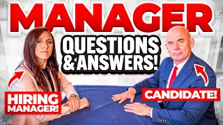 TOP 10 MANAGER INTERVIEW QUESTIONS amp ANSWERS How to PASS a Management Interview [upl. by Mcdonald882]