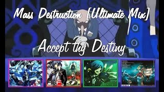 Persona 3  Mass Destruction Ultimate Mix  Lyrics HQ  OST Compilation [upl. by Amersham774]