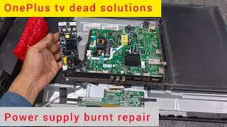 OnePlus tv dead problem OnePlus tv power supply connection Led tv module connection OnePlus tv [upl. by Tsirc953]