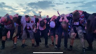 Wacken 2024  Mosh Pit part 1 Amon Amarth [upl. by Elleinahc]