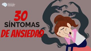 TODOS LOS SÍNTOMAS DE LA ANSIEDAD EXPLICADOS FÍSICOS Y PSICOLÓGICOS [upl. by Dora]