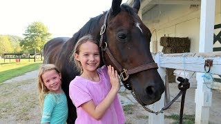 Addys First Horseback Riding Lesson [upl. by Strader940]