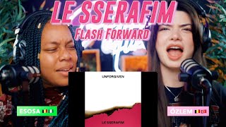 LE SSERAFIM 르세라핌 Flash Forward reaction [upl. by Dranyer]