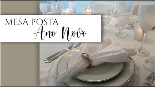 Mesa posta ano novo reveillon elegante e fácil [upl. by Charita581]