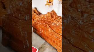 wooden box bed  box khat  palang cheapestfurniture shorts shortvideo [upl. by Ruel]