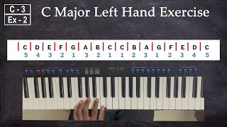 All Exercise C Major  C Major Scale  Keyboard Class  Lesson 3 Scales  JGeneration [upl. by Harbard]