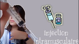 comment faire une injection intramusculaire [upl. by Jardena]