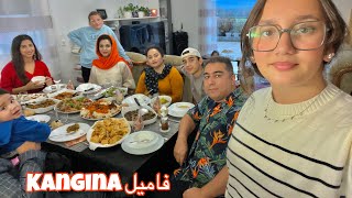 امروز مرسل جان و یلدا جان مهمان ما شدن 💖 Mehmani Kangina4 Family [upl. by Festatus]