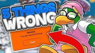 5 THINGS WRONG WITH CLUB PENGUIN REWRITTEN [upl. by Hillman240]