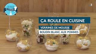 Verrines de mousse boudin blanc aux pommes [upl. by Essiralc880]