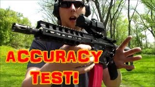 Palmetto State Armory AR15 Pistol Accuracy Test [upl. by Nilrah]