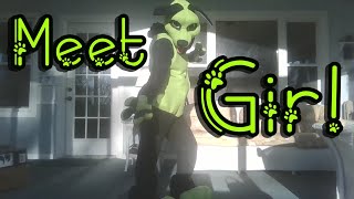 GIR Fursuit Unboxing and Suit Up [upl. by Llenod]