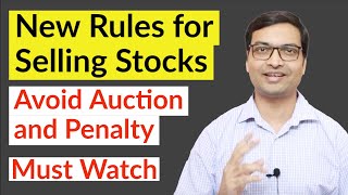 New Rules for Selling Stocks  Avoid Auction and Penalty  Update by CDSL and Zerodha [upl. by Sheya]