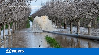 Pilot project aims to divert excess water runoff potentially caused by massive Sierra snowpack [upl. by Nodyl]