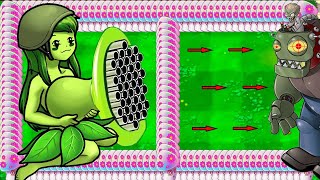 Gatling Pea Vs 999 Gargantuar Real Life Plants vs Zombies Hack Minigames Zombotany 2 [upl. by Ydoow]