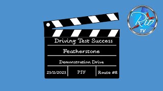 Driving Test Route 8  Featherstone  Driving Tutorial  Learn to Drive [upl. by Notsag298]