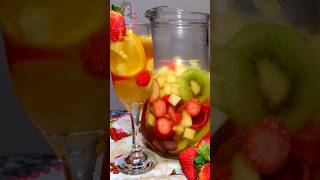 FÁCIL RÁPIDO E DELICIOSO❗😍 CLERICOT O MELHOR DRINK COM FRUTAS  Delícias da Cíntia shorts [upl. by Dwinnell]