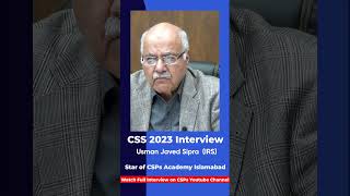 Mock Interview  CSS exam preparation from CSPs Academy Islamabad csspreparation [upl. by Aleehs]