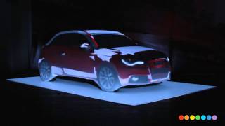 Audi A1 Car projection mapping [upl. by Lewis420]