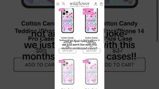 Wildflower Cases leaked designs [upl. by Edmon]