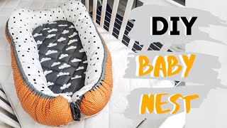 How to make your own DIY Baby Nest with removable mattress [upl. by Dlareg]