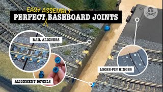 Model railway baseboard joints – how to achieve accurate alignment AND easy assembly [upl. by Ellynn379]