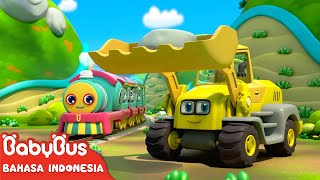 Kereta Kecil yang Bahagia Berangkat！🚆 Lagu Anakanak  Kartun Anak  BabyBus Bahasa Indonesia [upl. by Retsae]