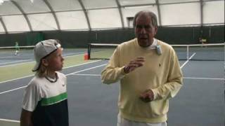 Nick Bollettieri opinion on Elliot Carnello 14 years old [upl. by Newg139]