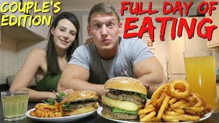 FULL DAY OF EATING  COUPLES EDITION  What We Ate Today [upl. by Kylen399]