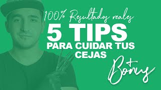 💚 CÓMO hacer CRECER LAS CEJAS RÁPIDO ⚡️ 5 TIPS [upl. by Aniarrol]