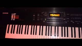 playing around on the Ensoniq KT88 classic workstation synthesizer [upl. by Uis]