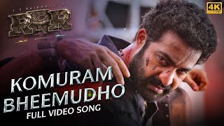 Komuram Bheemudho Full Video Song Kannada  RRR  NTR Ram Charan  M M Keeravaani  SS Rajamouli [upl. by Quenna]