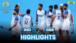 IND Vs GBR Hockey Highlights Harmanpreet Shines India Beat Great Britain At Paris Olympics 2024 [upl. by Ystap310]